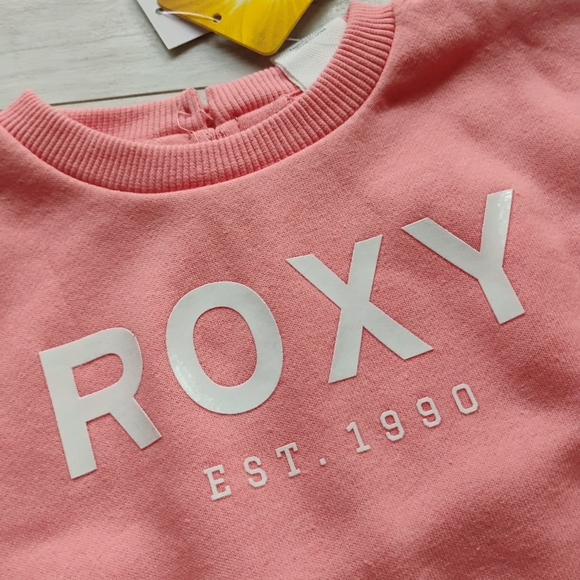 ROXY NEW Logo Crewneck Sweatshirt & Sweatpants - Picture 2 of 14